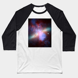 Spiral Galaxy Baseball T-Shirt